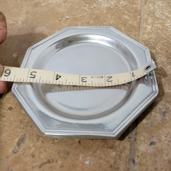 Vintage Wilton Armentale Pewter Octogon Trinket Dish 1972 - Picture 3 of 5